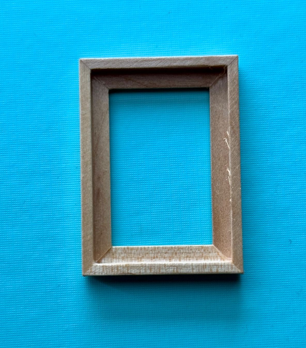Case e mobili per bambole: Bilderrahmen Holz lackiert Grösse aussen 3.5x5x0.5cm – Nuovo e nell'imballaggio originale da Grabs venduto da Puppestuebli 1