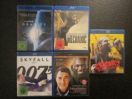 Blu-Ray Filme Set: Action, Thriller & mehr! Top Zustand!