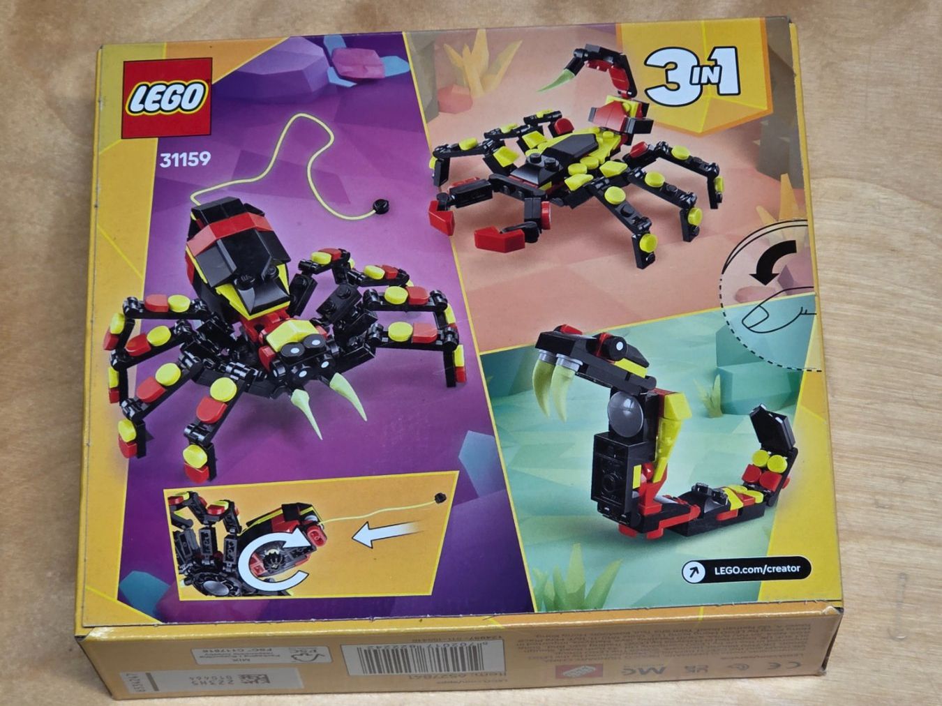 Lego Kit di costruzioni: LEGO Creator 31159 Surprising Spider – Nuovo e nell'imballaggio originale da Basadingen venduto da tot_59zf 1