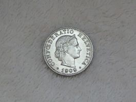 20 centimes/Rappen 1909
