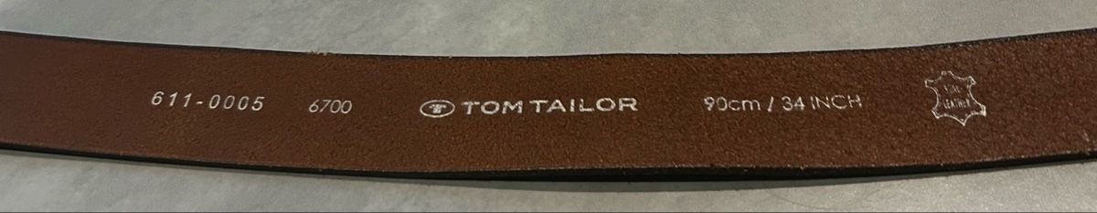Tom Tailor Ceintures: Tom Tailor Ledergürtel – D'occasion à Ebmatingen par Christopher123 1