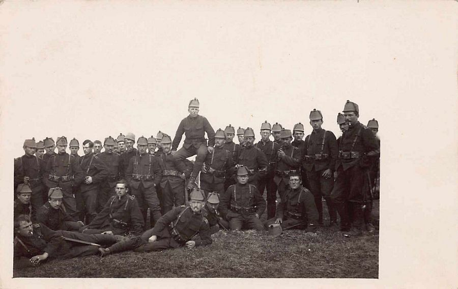 Cartoline postali: Soldatengruppe, "4" – Usato da Frauenfeld venduto da POML