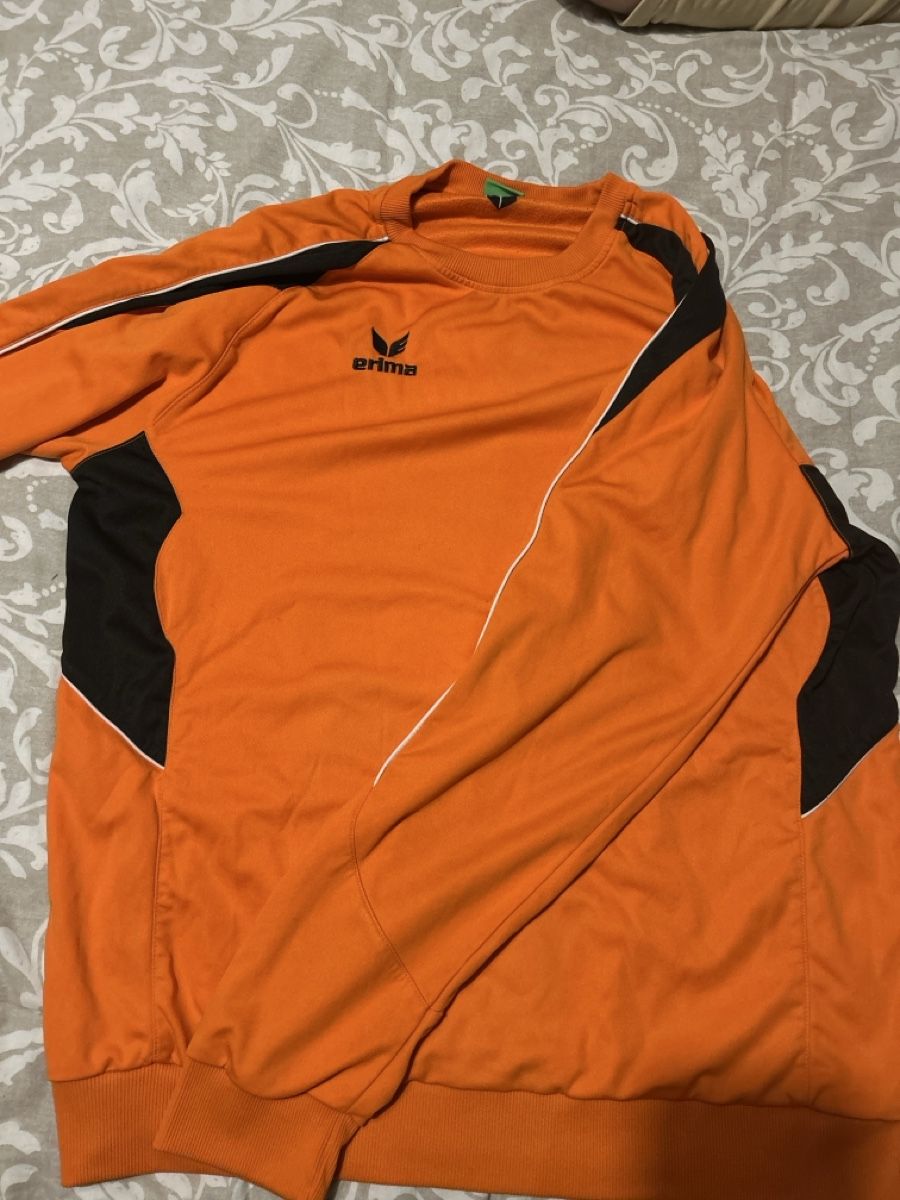 Erima Canottiere & Pantaloni: Pull Erima orange fluo taille 48/50 - Très bon état! – Usato da Meyrin venduto da giu_v8tk