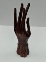 Handgeschnitzter Schmuckhalter aus Holz Ringständer Boho