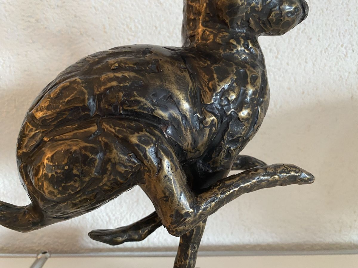 Skulpturen & Statuen: Bronze,  rennender Feldhase – Neu (gemäss Beschreibung) aus Zürich von eileenchen1 6