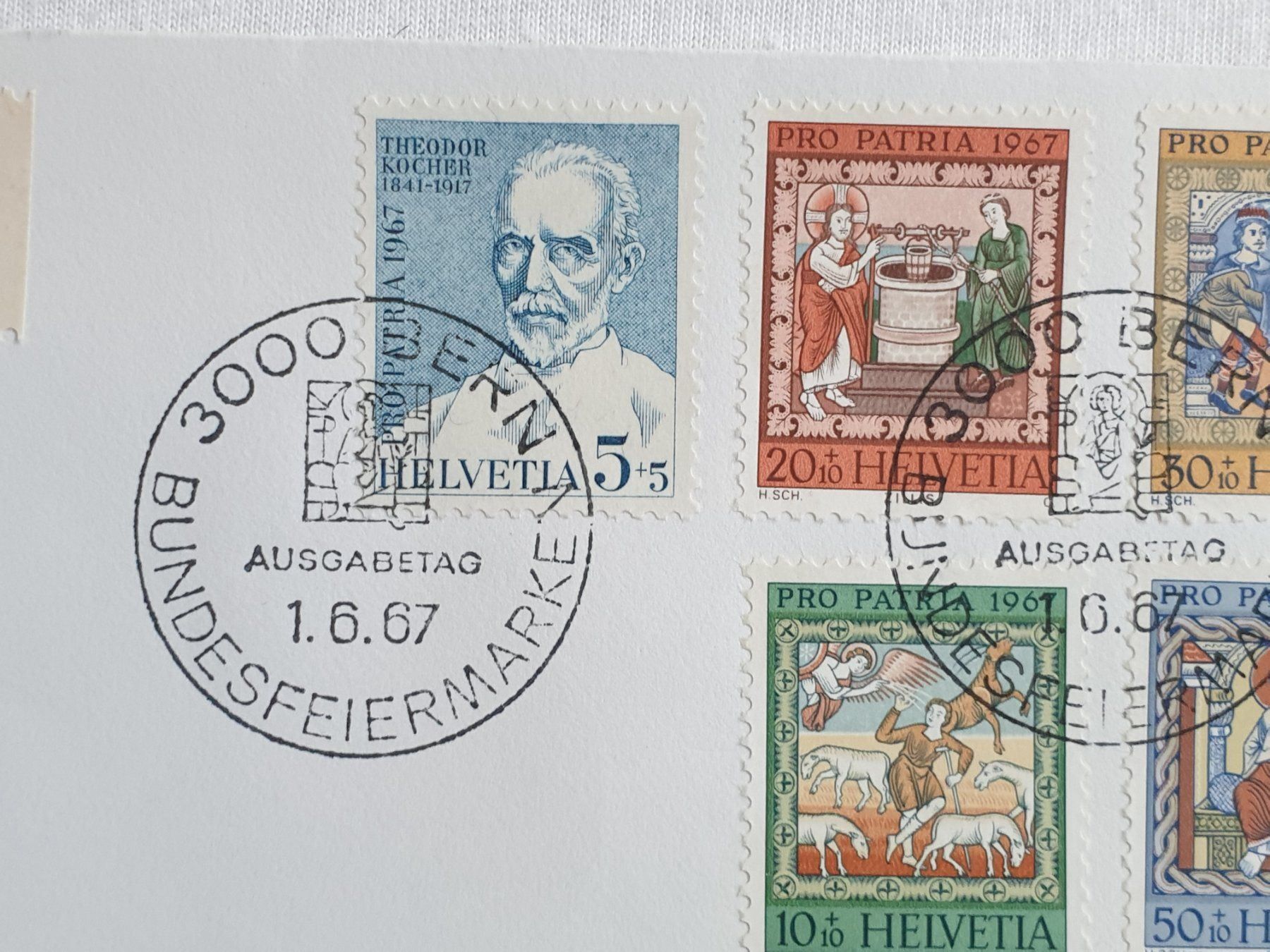 Alle Briefmarken: (230)   Pro Patria 1967 mit ET Stempel – Gebraucht aus Schwarzhäusern von Inot3 3