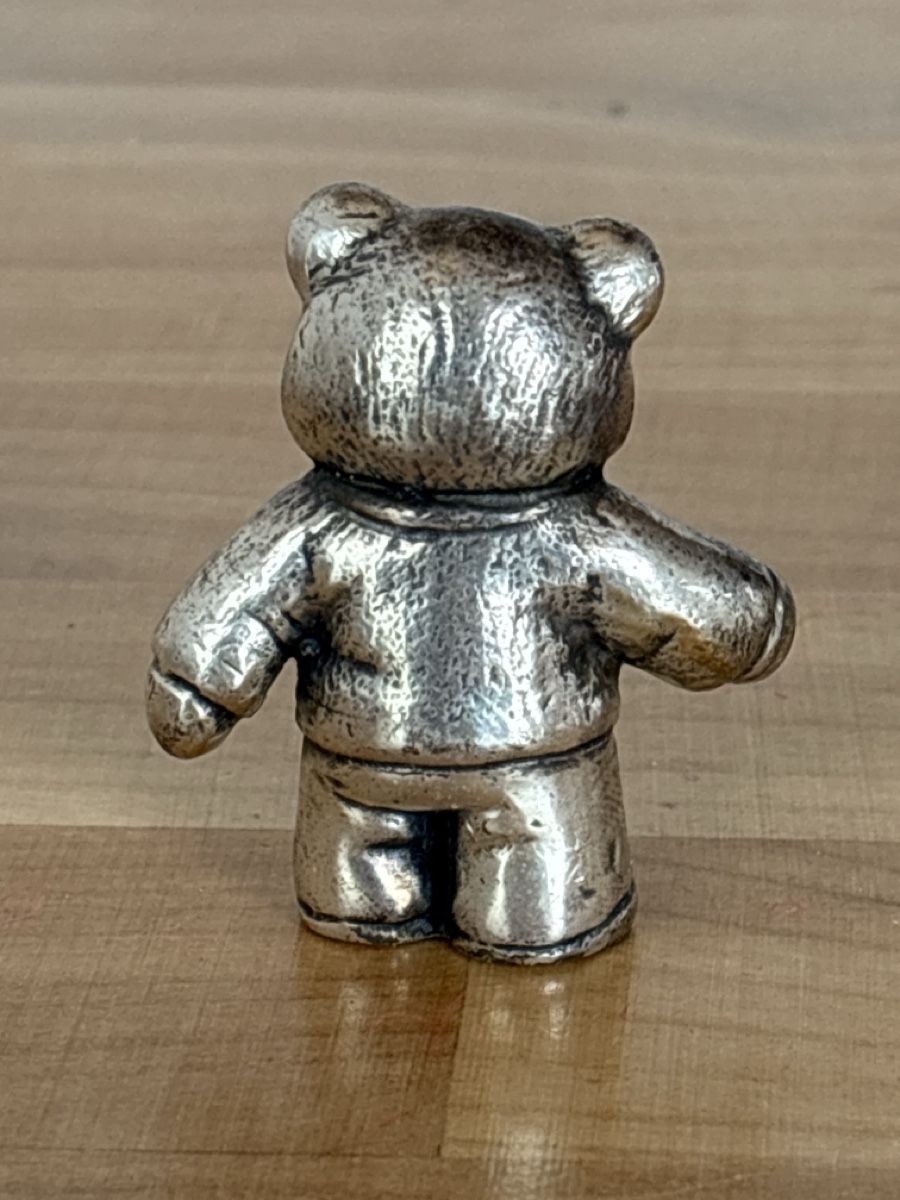 Statuette: Metall Figur Teddy Bear – Usato da Rümlang venduto da SchumBru10 1