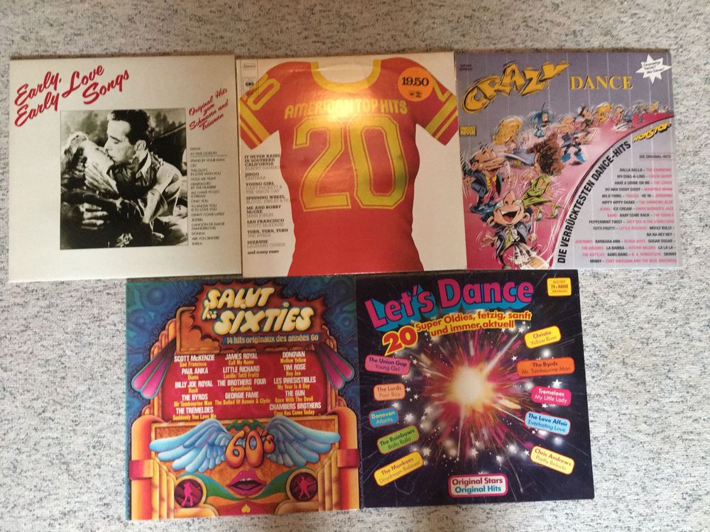 5 LP Set Beat/Pop aus den 60ern Kaufen auf Ricardo