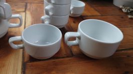 Kaffe Espresso Tassen 2 Grössen Porzelan