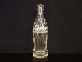 1 kleine alte Flasche COCA-COLA ISLAND ISLÄNDISCH