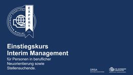 Einstiegskurs Interim Management