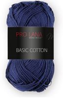 Wolle Pro Lana Basic Cotton 50g / Farbnummer 050 Dunkelblau