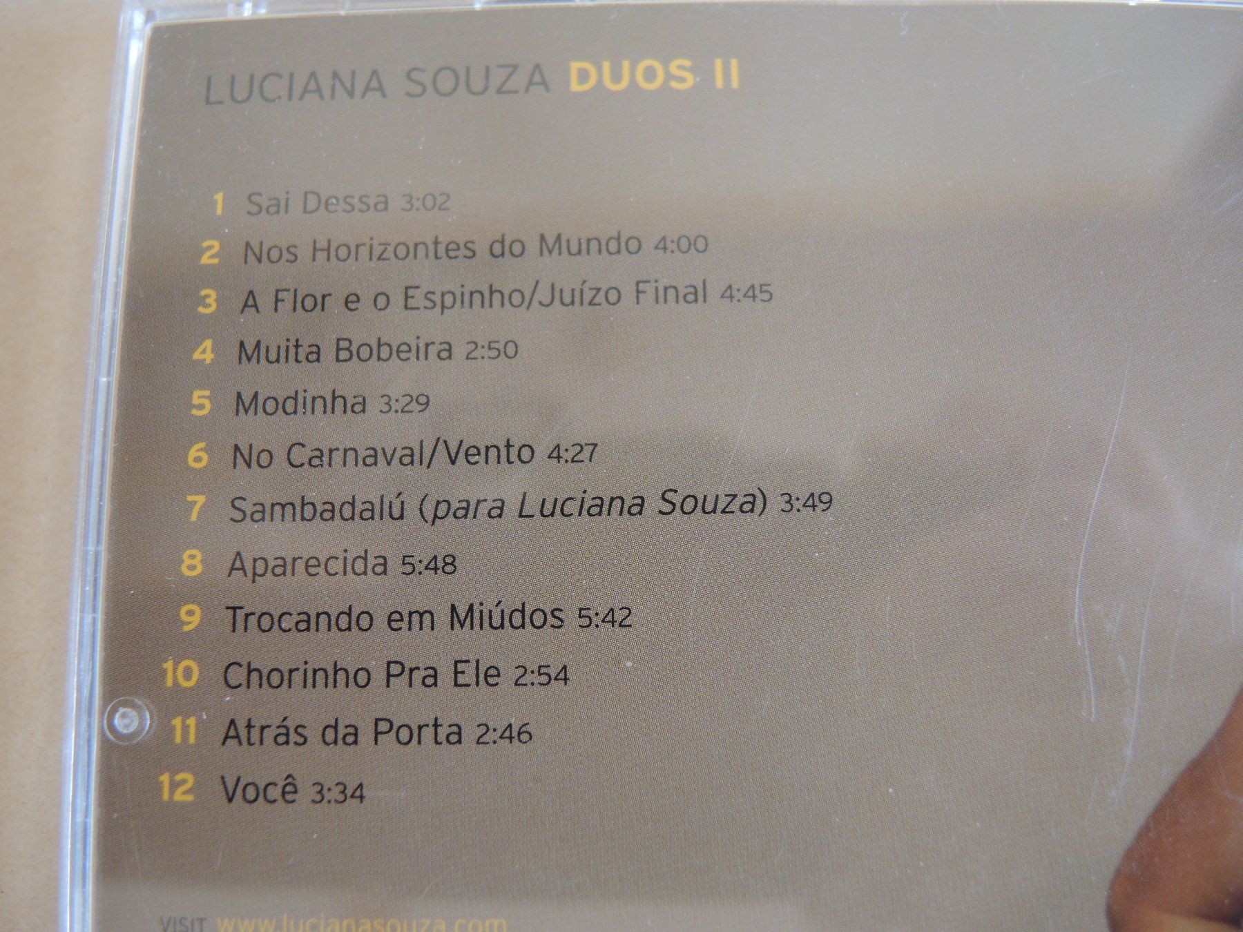 CD: CD - Luciana Souza - DUOSII – Usato da Rorschach venduto da maeck8 3