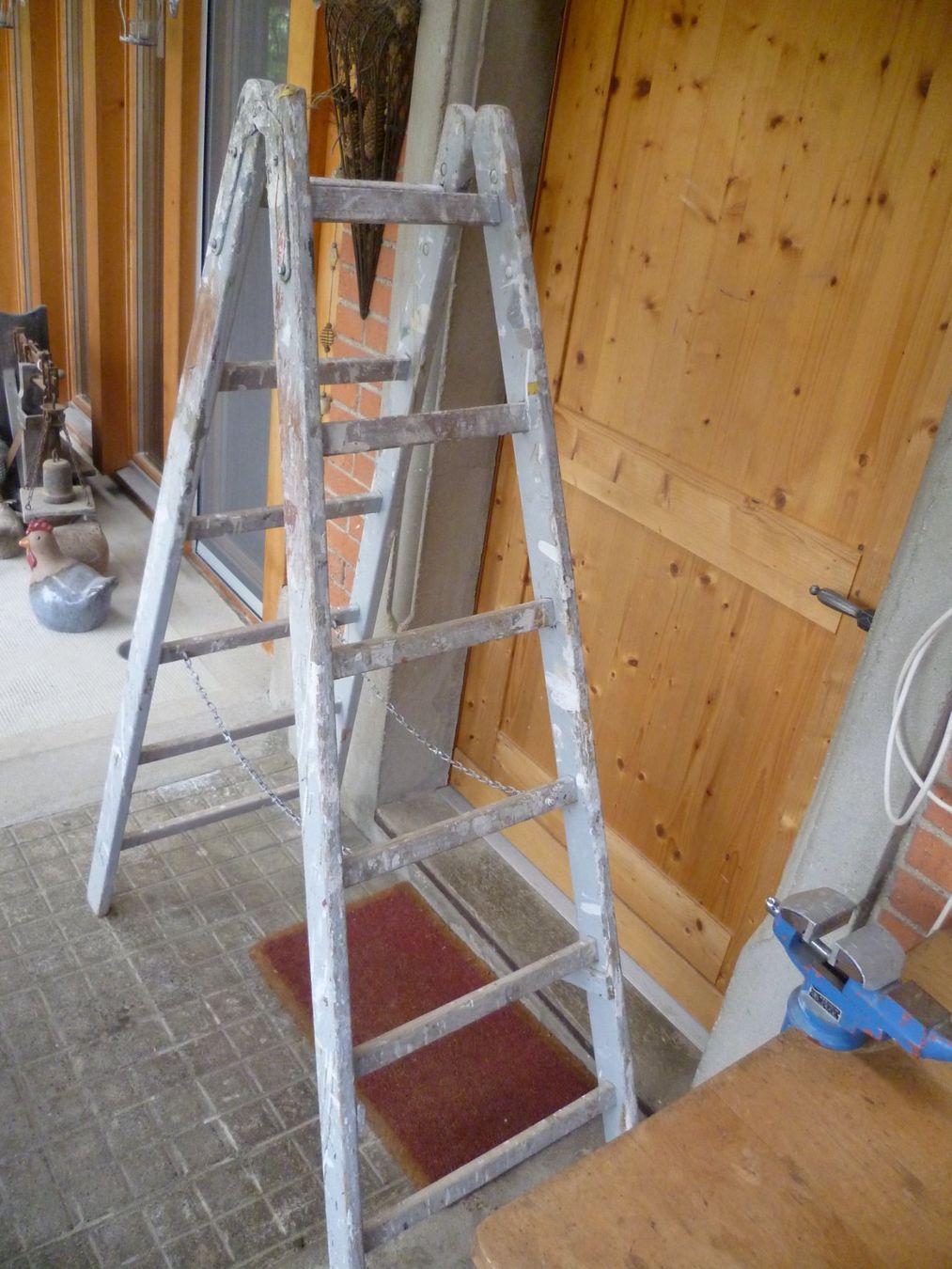 Scale: Holzleiter Malerbockleiter 2 X 6 sprossen – Usato da Melchnau venduto da Lumax0 1