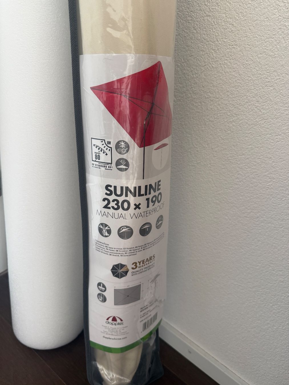 Sonnenschirme: Doppler Sunline Neo Waterproof Sonnenschirm – Neu und originalverpackt aus Bülach von tan_xlw5 1