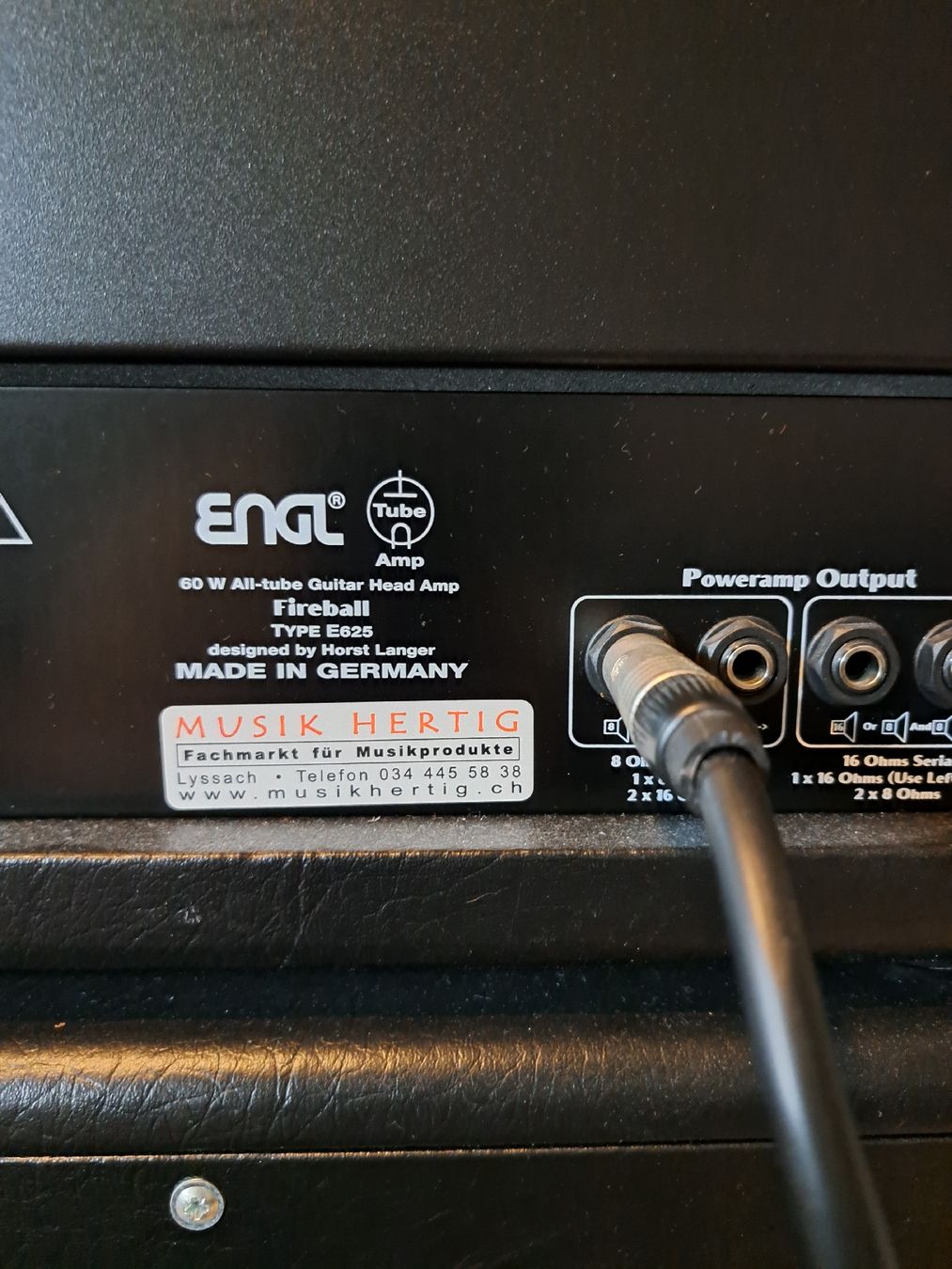 Engl Verstärker: ENGL Fireball Amp E625 + Box E412 Standard - 100% Neuwertig! – Neu (gemäss Beschreibung) aus Eglisau von Bbone 2