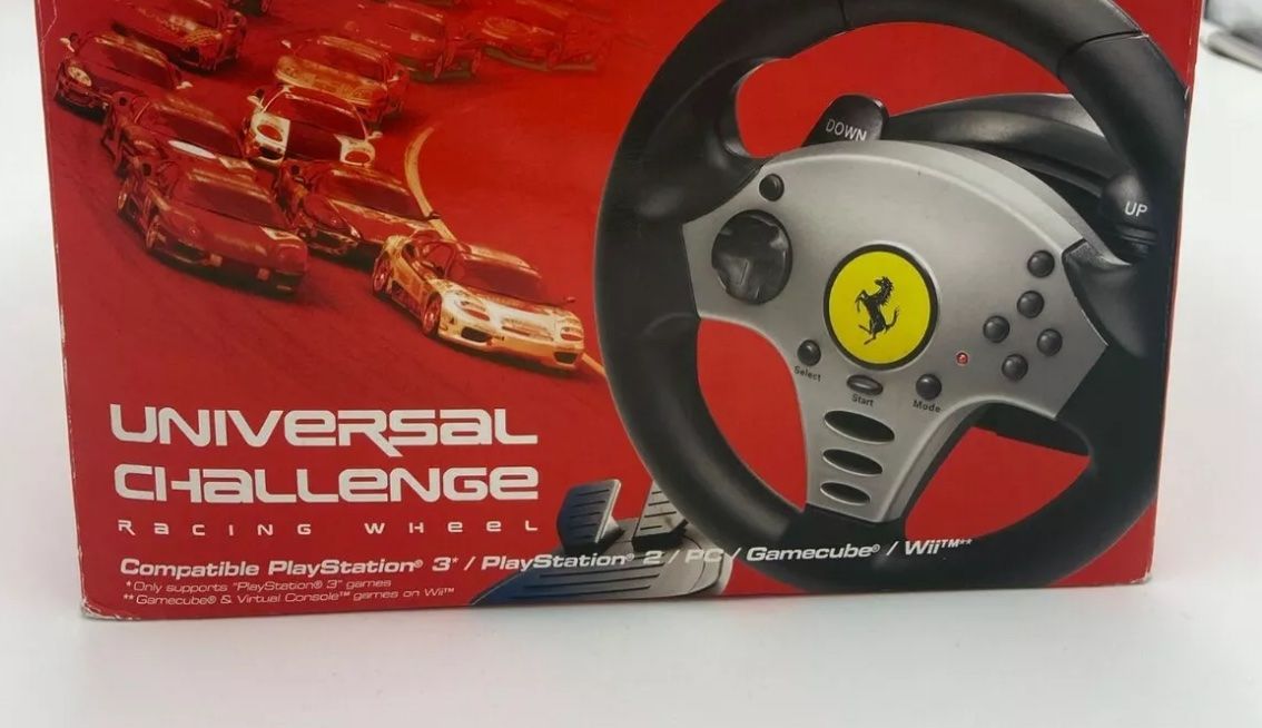 Controller: Ferrari Universal Lenkrad PlayStation / Game Cube / Wii / PC – Usato da Kestenholz venduto da Dickies09 3