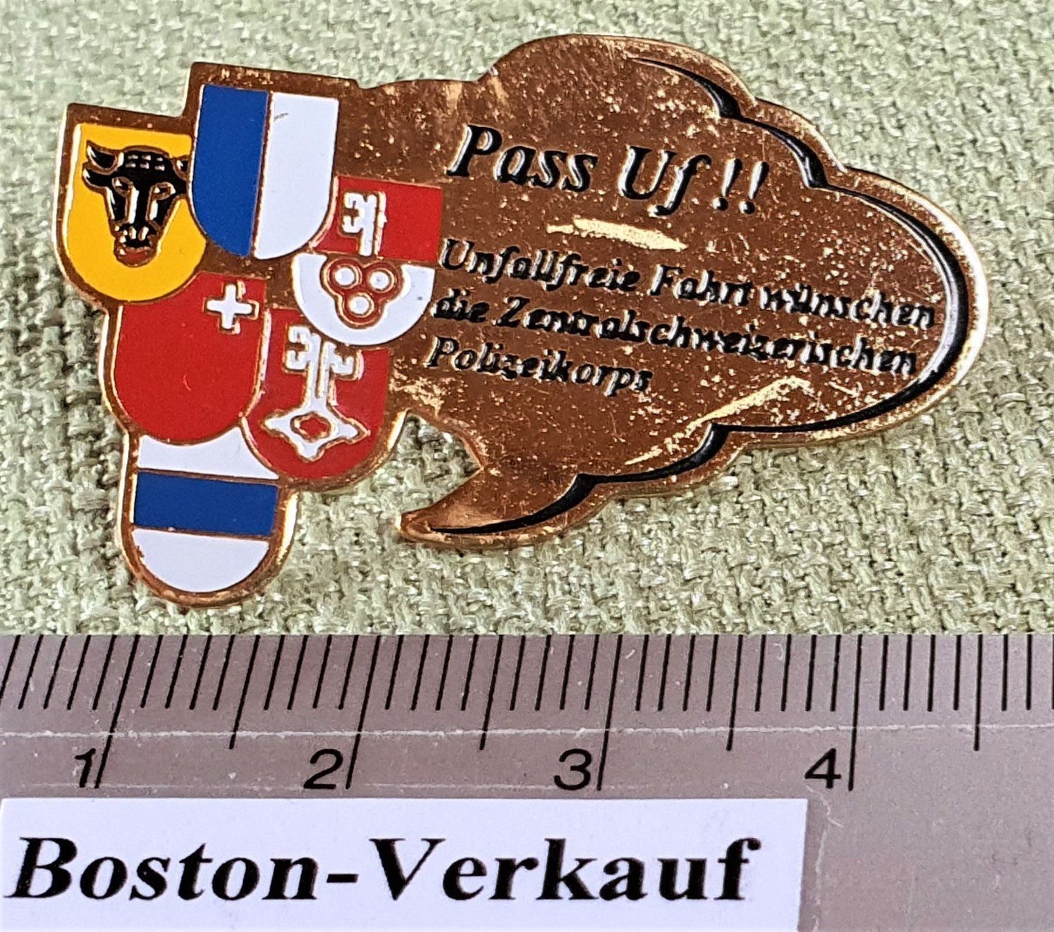 Spille & Fermagli: D693 - Pin Zentralschweizer Polizeikorps – Usato da Reinach BL venduto da Boston-Verkauf 1