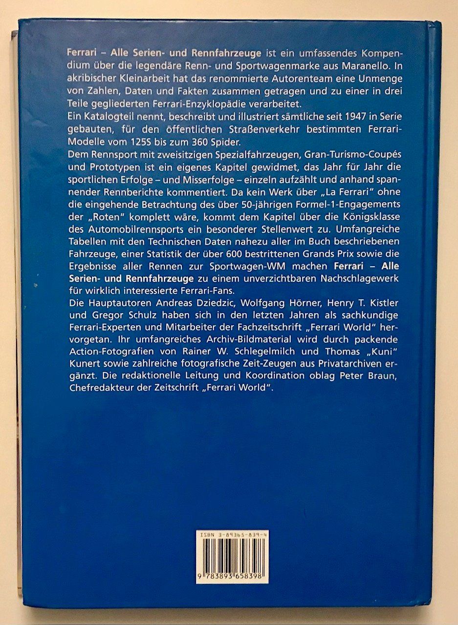 Libri: 5 Ferrari Bücher – Usato da Strengelbach venduto da Omobono 3