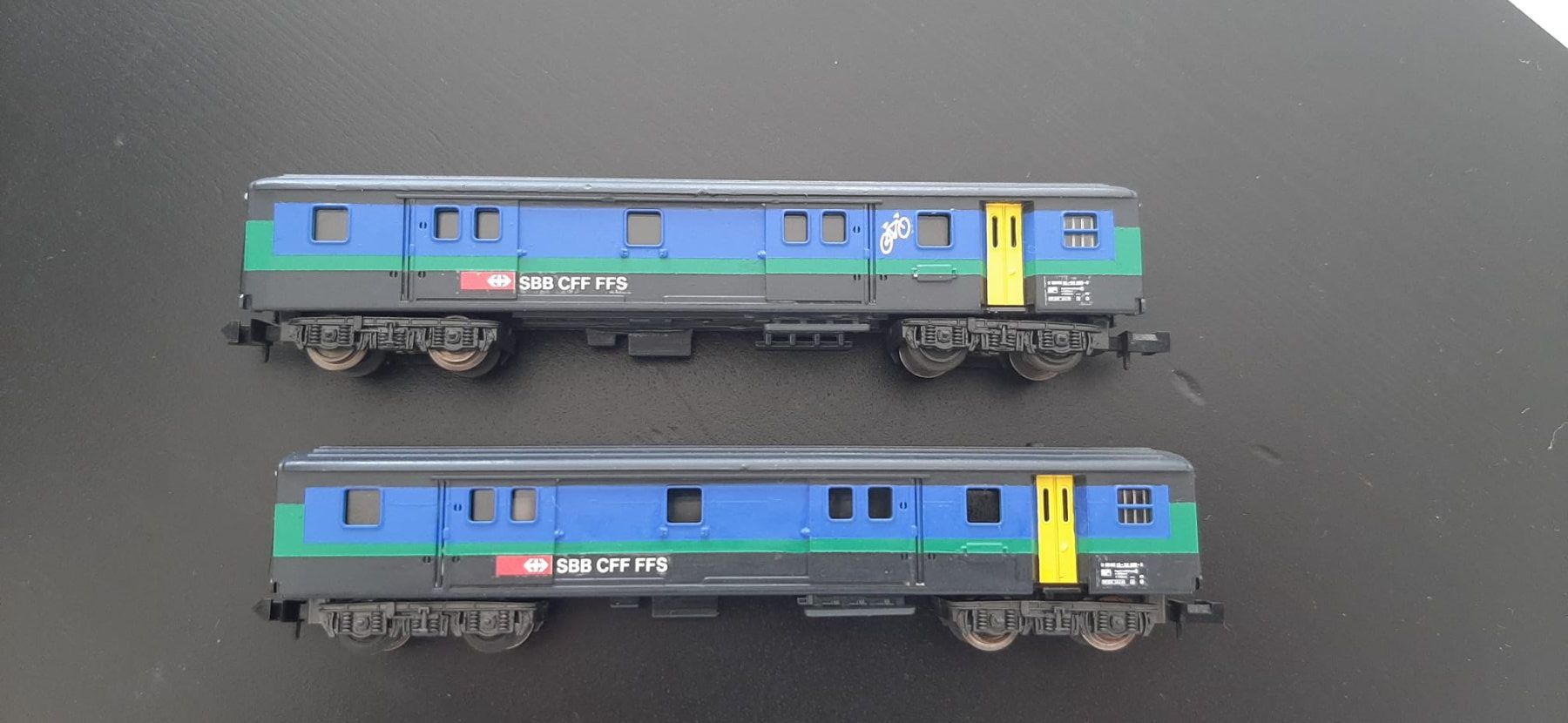 Modellini di ferrovie: Coffret fourgons perroquet – Usato da Colombier NE venduto da Couscous12