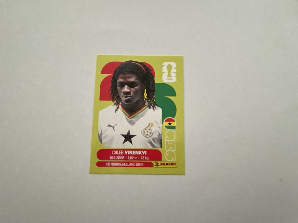 Panini Carte collezionabili: FIFA WM 2026 Caleb Virenkvi GHA 8 – Nuovo (secondo la descrizione) da Winterthur venduto da Cobraforce