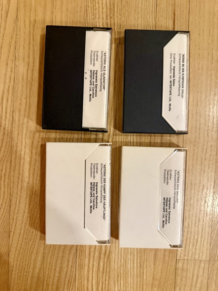 Musicassette: Asterix Kassetten, 4 Stk. Schwyzertütsch – Usato da Stein am Rhein venduto da Tags 1