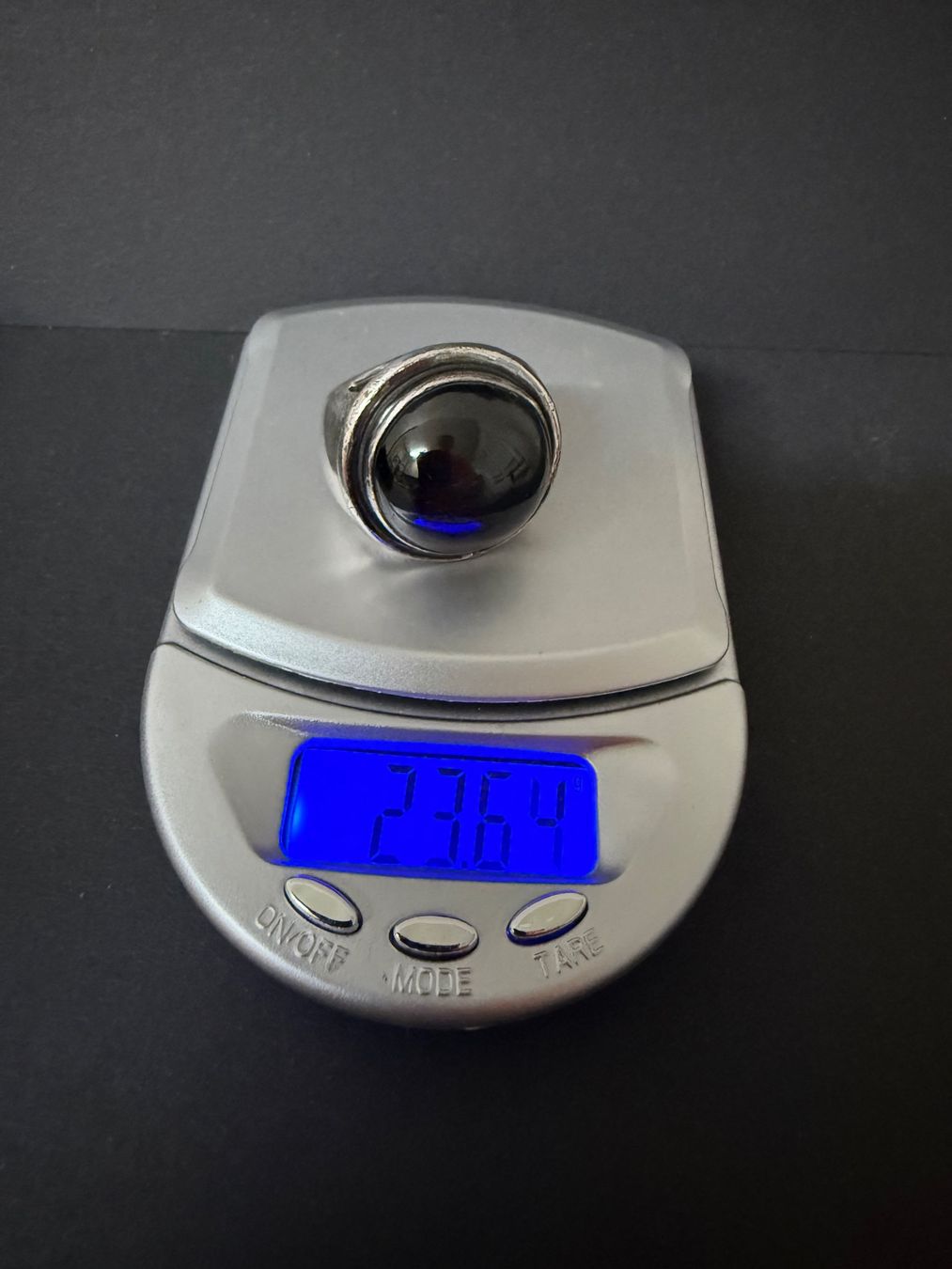 Anelli: Massiver Silber Ring mit Obsidian 925 – Usato da Spiegel b. Bern venduto da Rogger72 9