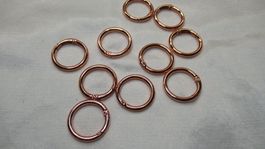 Schlüsselring Deko basteln Rosegold farben Geschenk