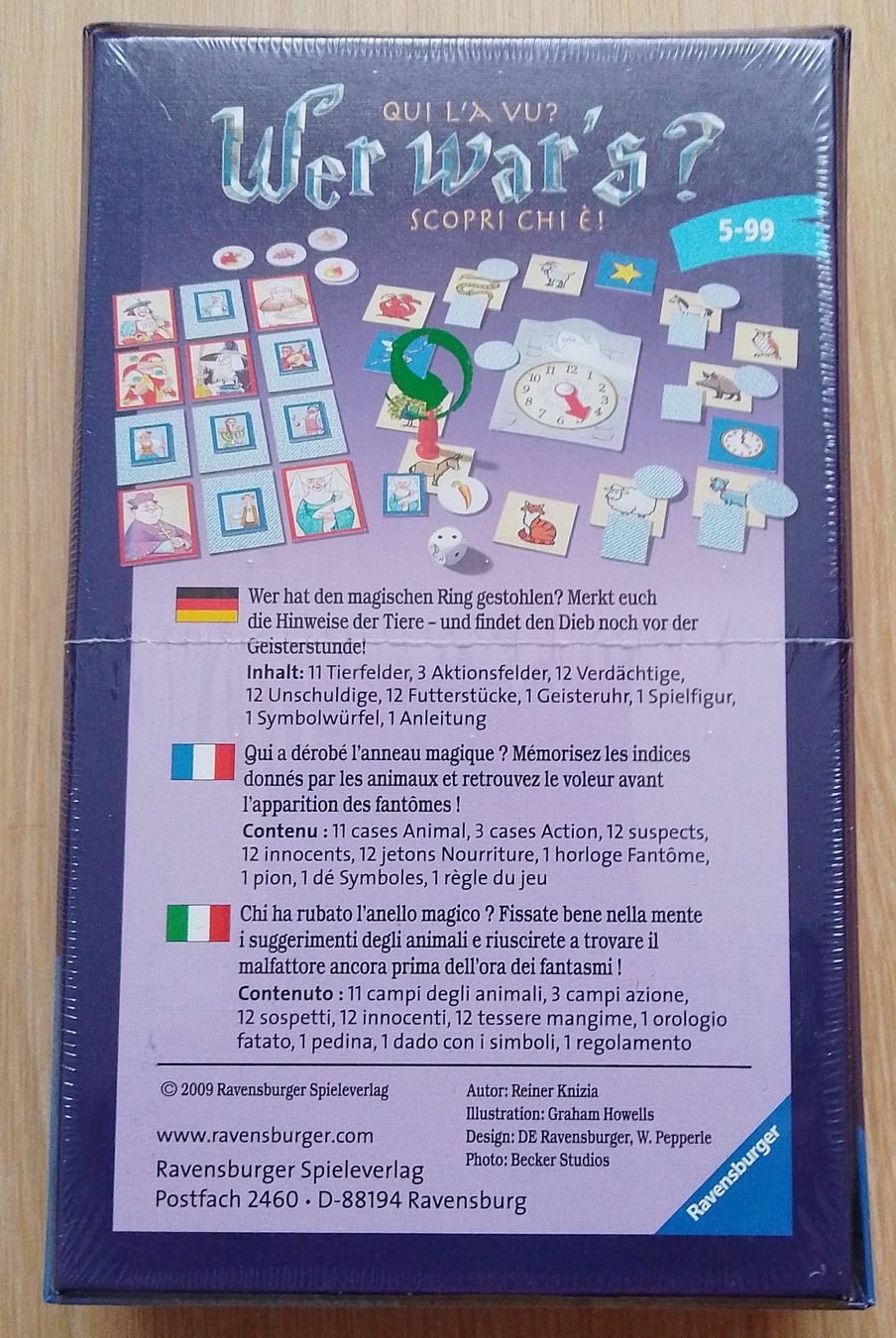 Ravensburger Spiele: Spiel Wer wars? Ravensburger OVP 5+ 2-5 Sp. – Neu und originalverpackt aus Wohlen AG von salamanderspielwaren 2