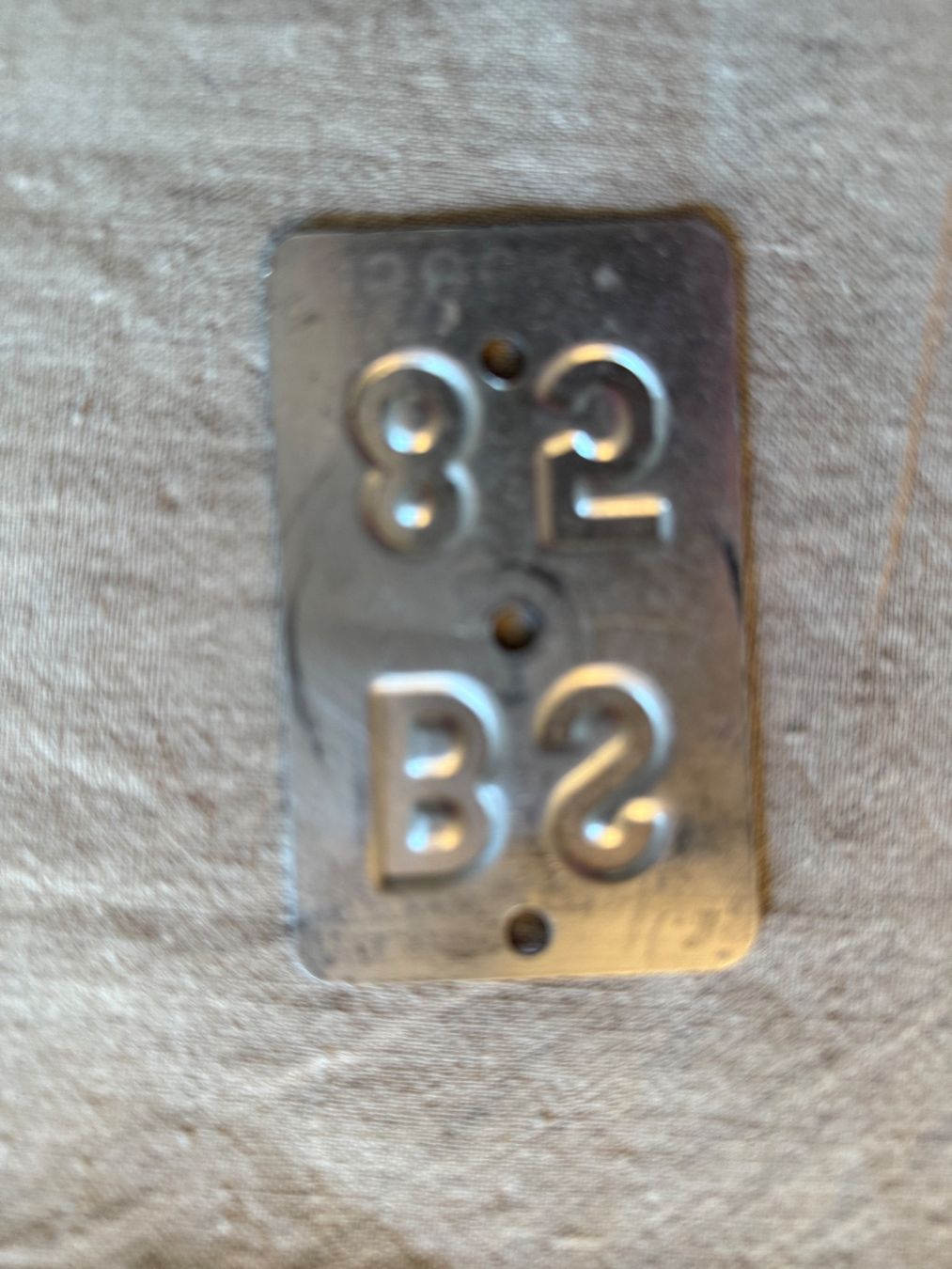 Schilder: Velonummer BS 85 – Gebraucht aus Basel von steegg 1
