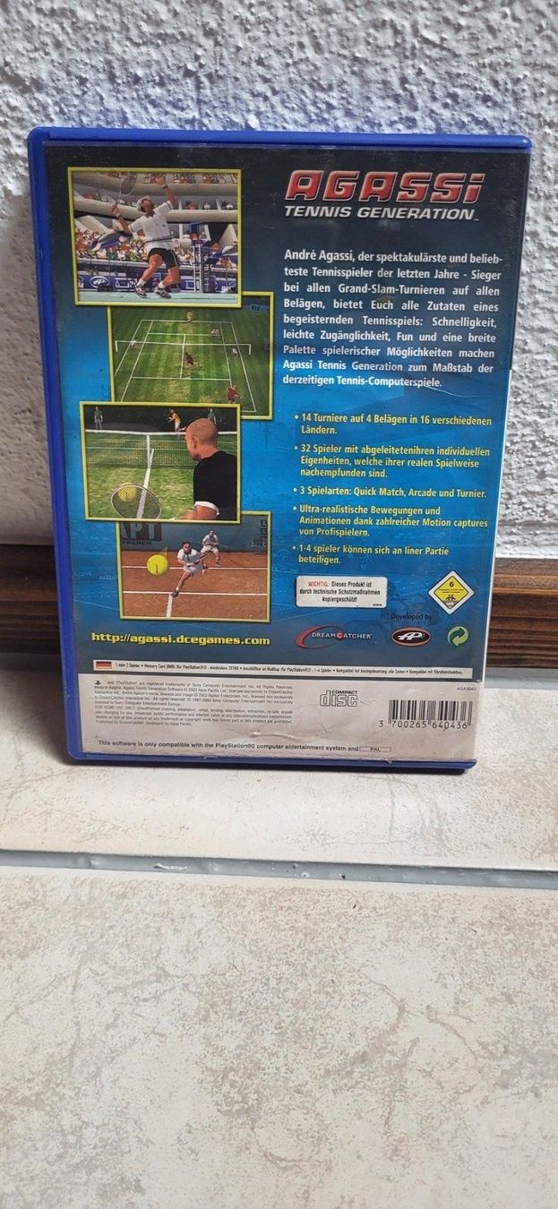 Sony Giochi: PS2 Spiel – Agassi Tennis Generation – Usato da Münsingen venduto da Heroism2010 1