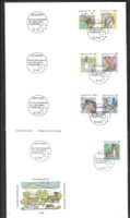 4 FDC Serie 789 - 795 Tiere ET Bern 1990 - 1993
