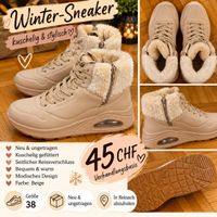 Winter-Sneaker gefüttert beige Grösse 38 neu