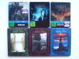 Herr der Ringe Limited Trilogie&Der Hobbit Steelbook Edition