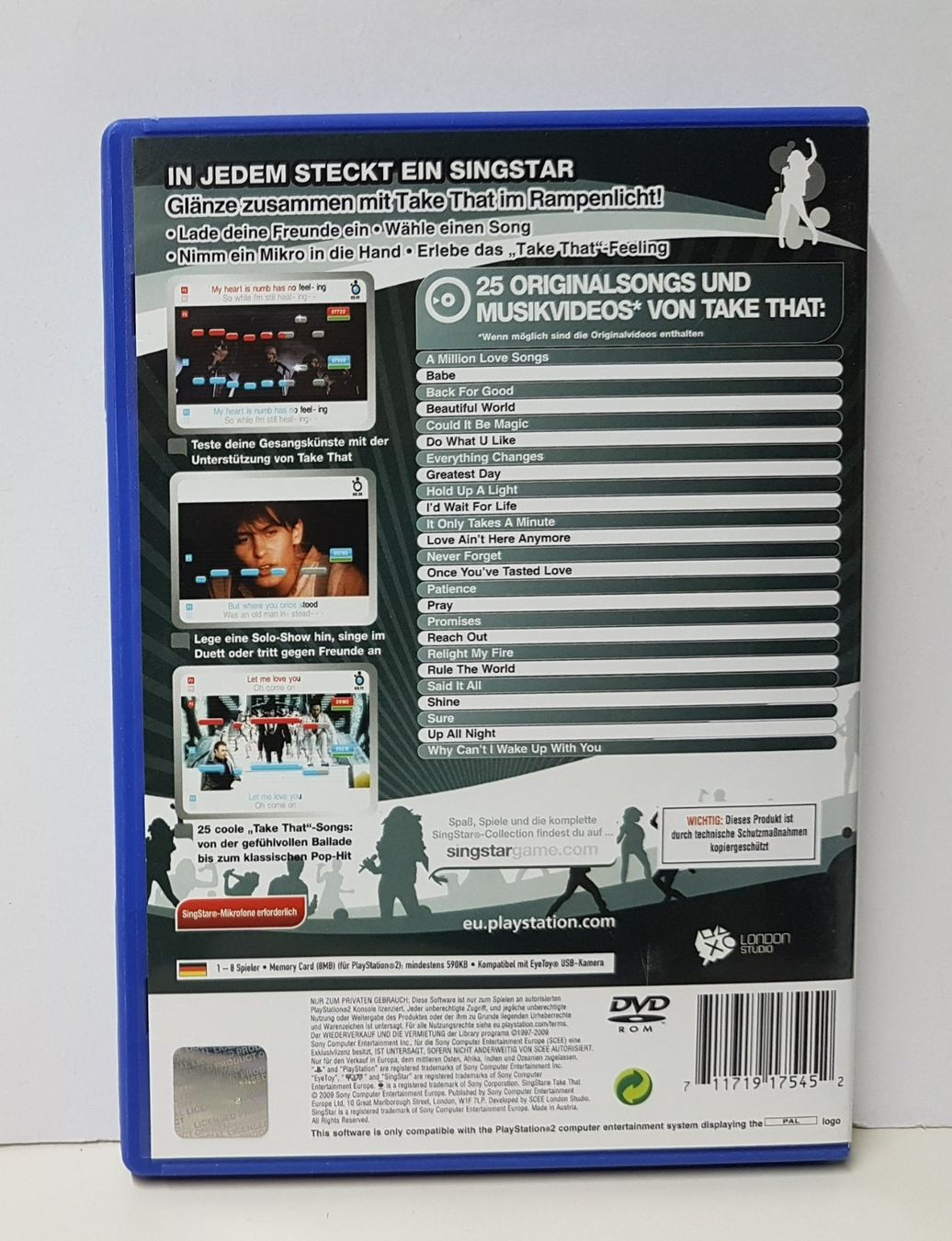 Sony Giochi: 😎Singstar Take That  PS 2 – Usato da Schüpfheim venduto da Games_Spielkonsolen 2