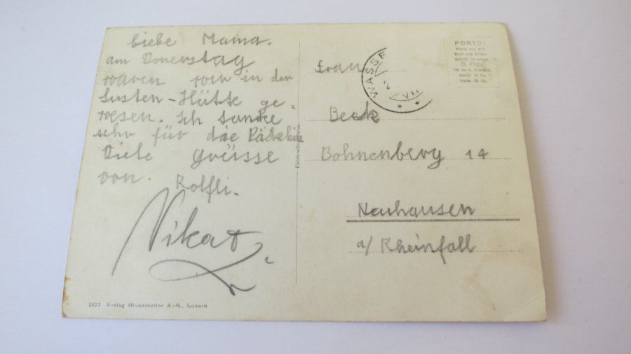 Ansichtskarten: Wassen / UR - um ca. 1950 – Gebraucht aus Jona von centumprata 1