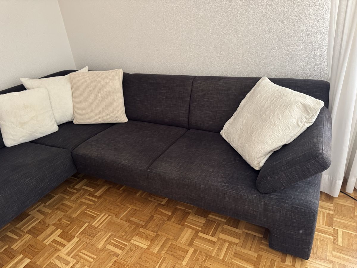 Sofas: Gemütliches Ecksofa in Anthrazit von Micasa – Gebraucht aus Thun von Fralma84 1