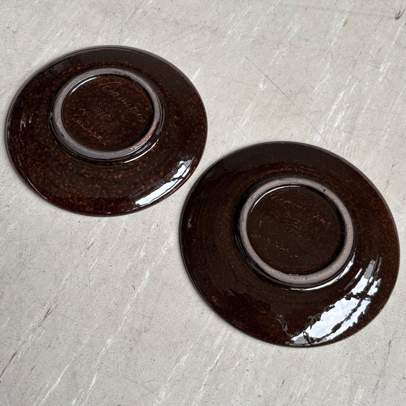 Hugo Kohler Assiettes: 2x Unterteller von Hugo Kohler, Biel, 1960er – D'occasion à Bern par Modern-Era 4