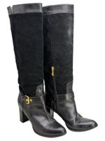 Bottes Navyboot cuir et daim noir. Pointure 40