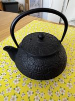 Gusseisen Teekessel, Schwarz, Rustikal, Vintage Stil