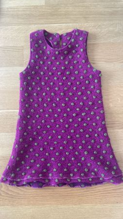 Sehr schönes Mädchen Wollkleid Gr. 134/140 von pure pure