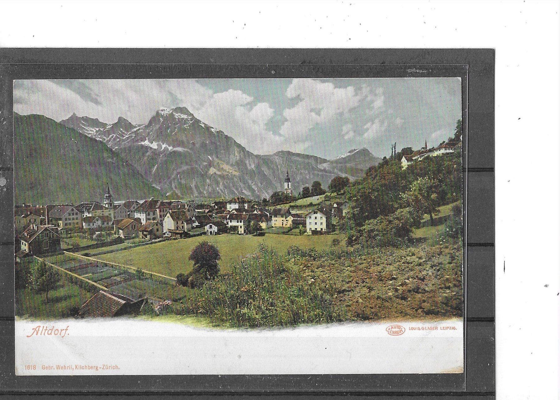 Cartoline postali: UR Altdorf 1904 – Usato da Schocherswil venduto da Wilare