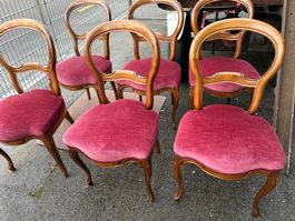 6 antike Louis Phillipe Stühle, gut erhalten