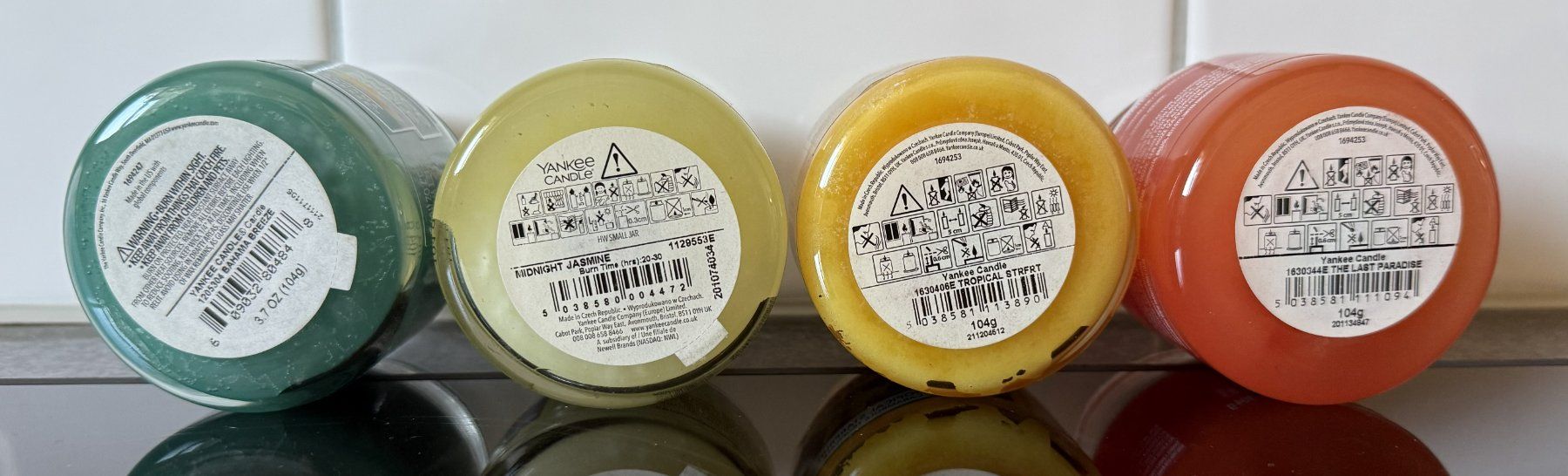 Yankee Candle Bougies: Yankee Candle, 4 x 104 g – Neuf (Voir description) à Oberwil BL par Lepidolith 2