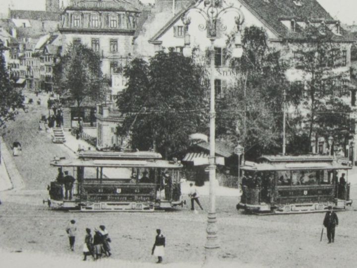 Cartoline postali: BASEL STEINENTHORSTRASSE TRAMS REPRO UM 1900 BS AK – Usato da Ettingen venduto da Hausi4711 1