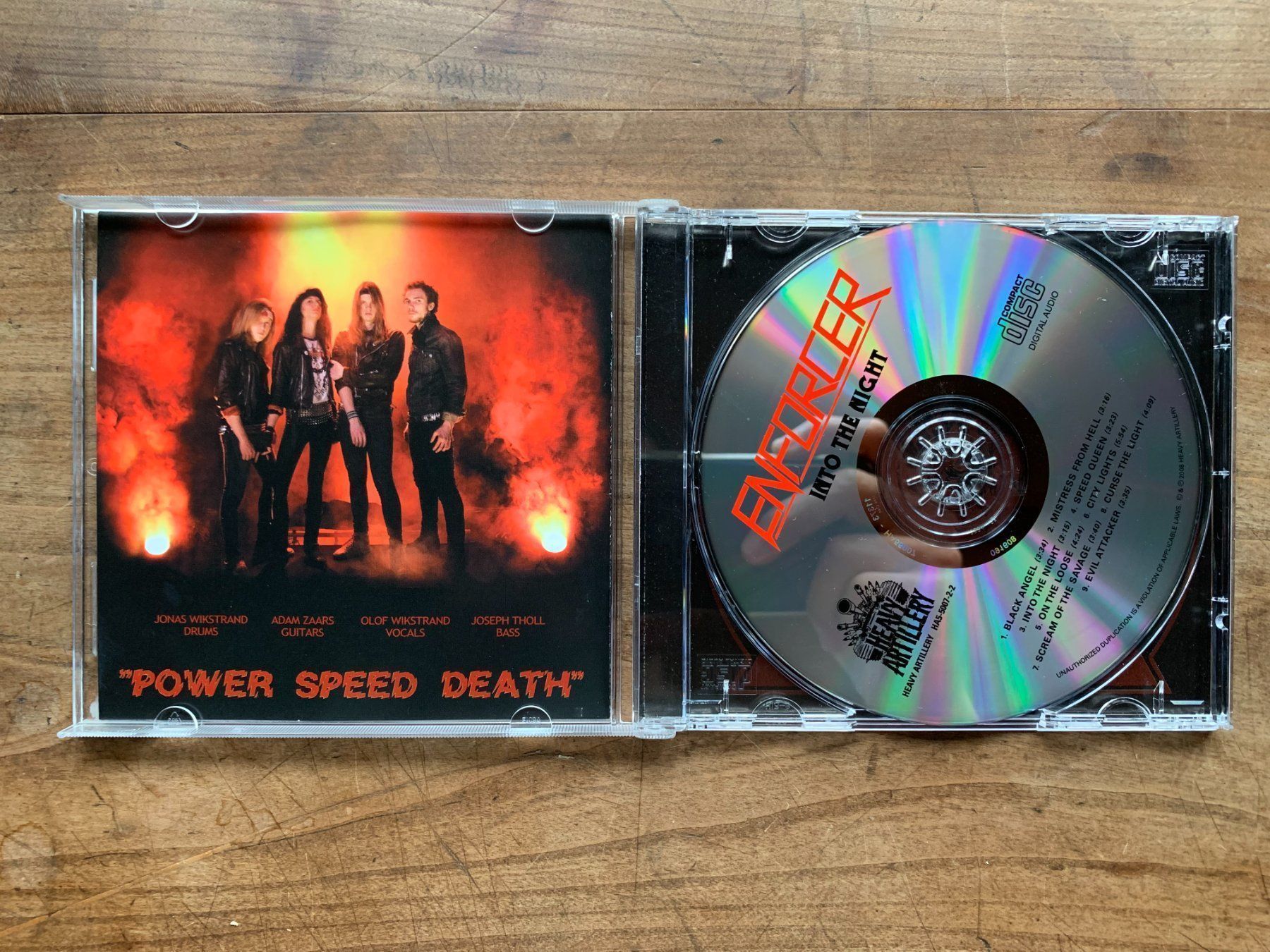 CD: Enforcer Into The Night CD Heavy Metal US Version – Usato da Willerzell venduto da Stoeff8l 2