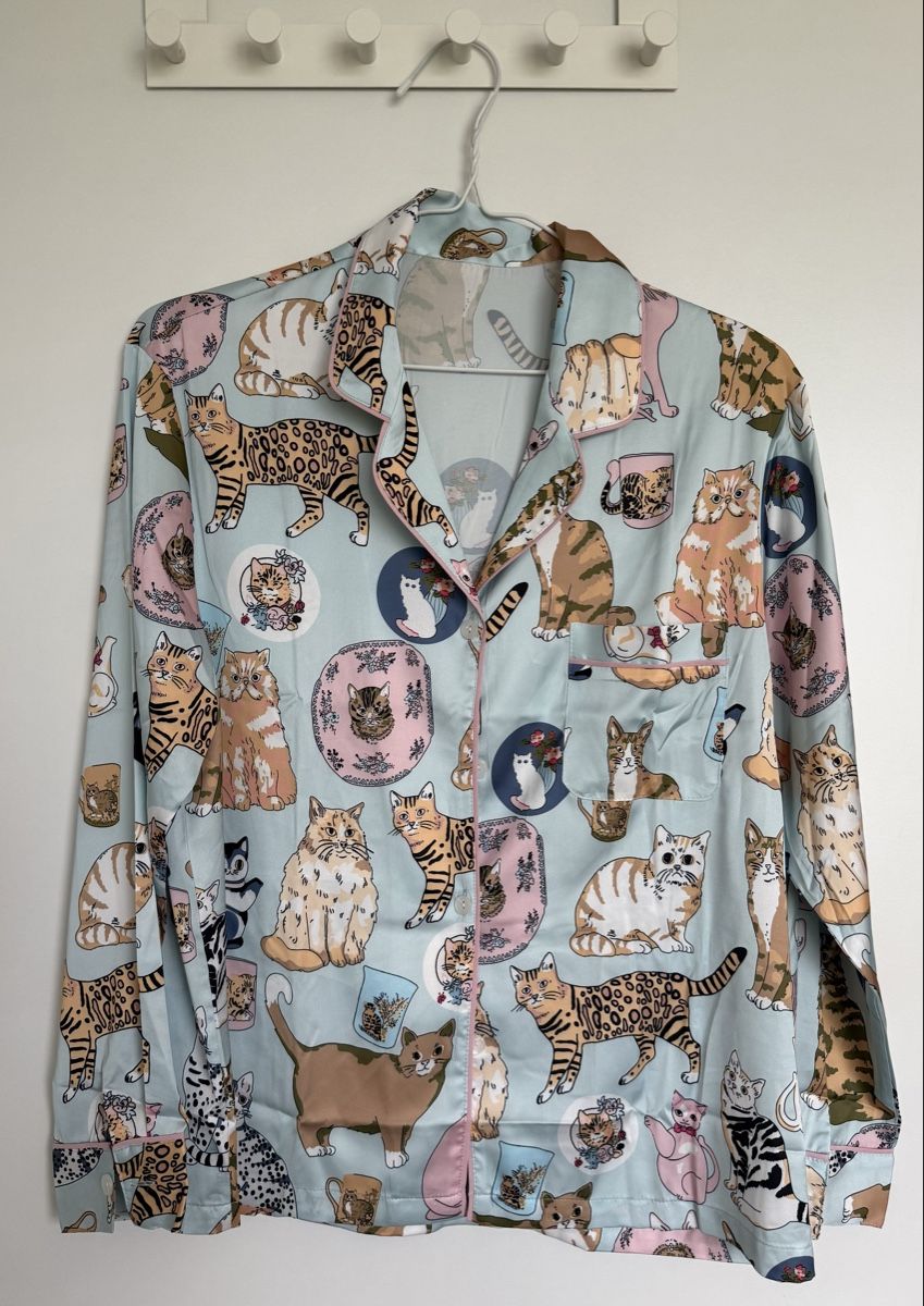 Negligees & Pigiami: Katzen Pyjama Gr. M NEU – Nuovo (secondo la descrizione) da Frauenfeld venduto da Lunarlilac