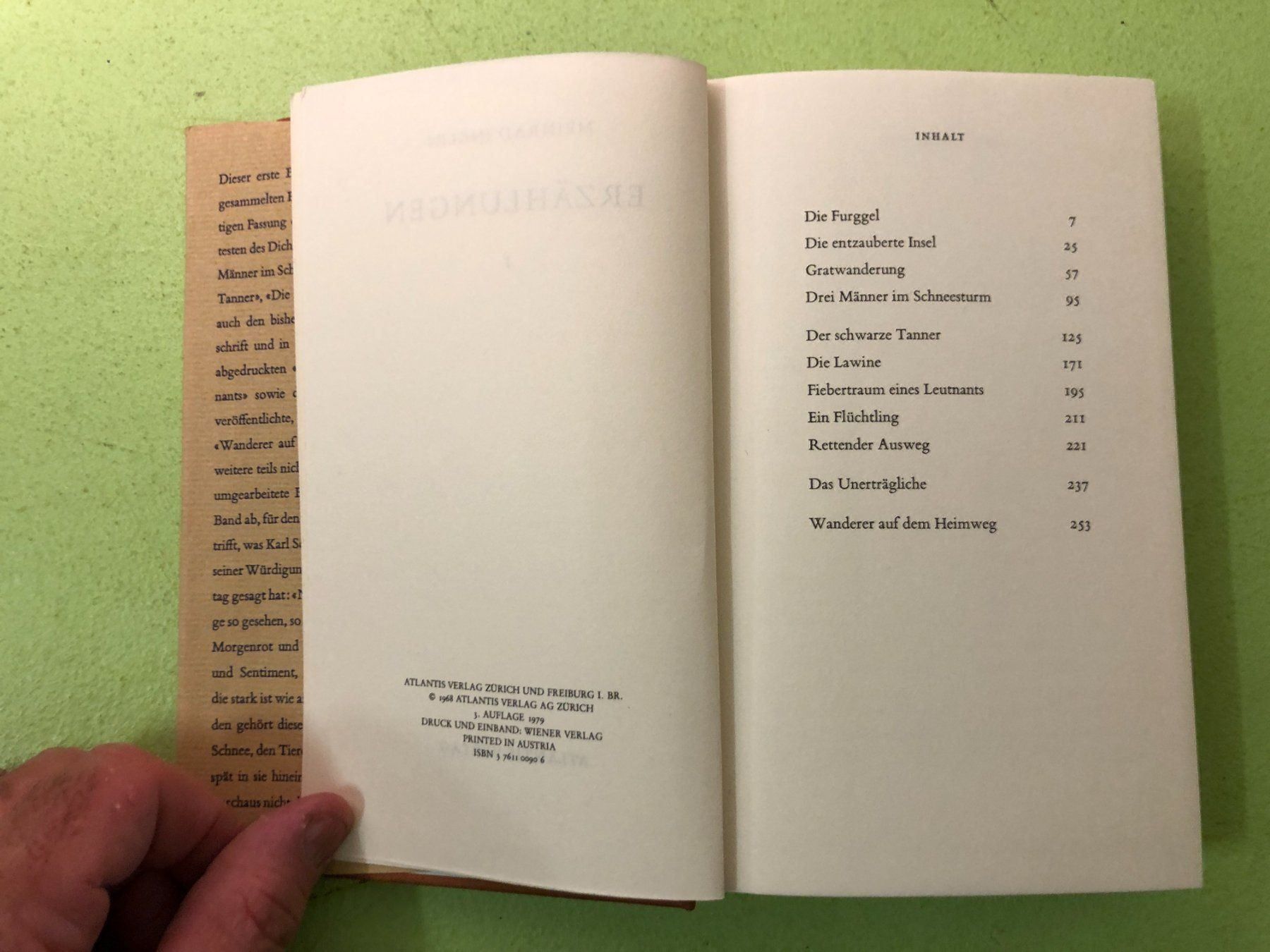 Libri: Meinrad Inglin: Erzählungen I – Usato da Zürich venduto da allp 2