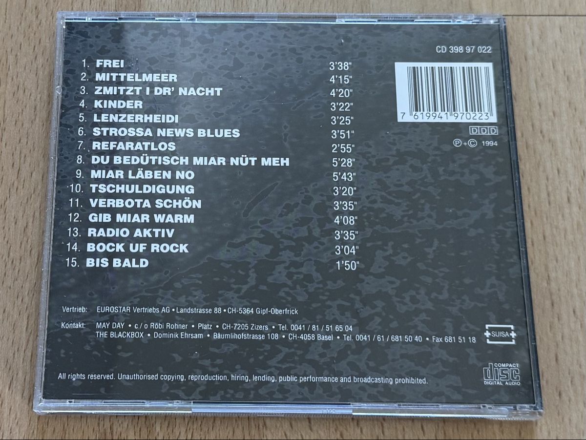 CD: May Day 3 CD Albums Schweizer Rock – Usato da Oberried Brienz venduto da Chyara 3