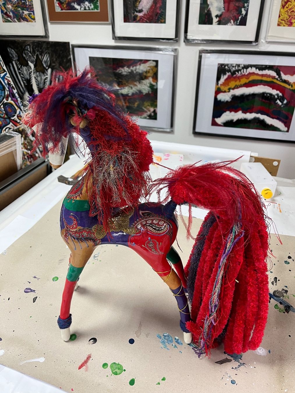 Figuren: Hand gefertigte Pferde Original  🐎 – Gebraucht aus Riehen von mcmal 1
